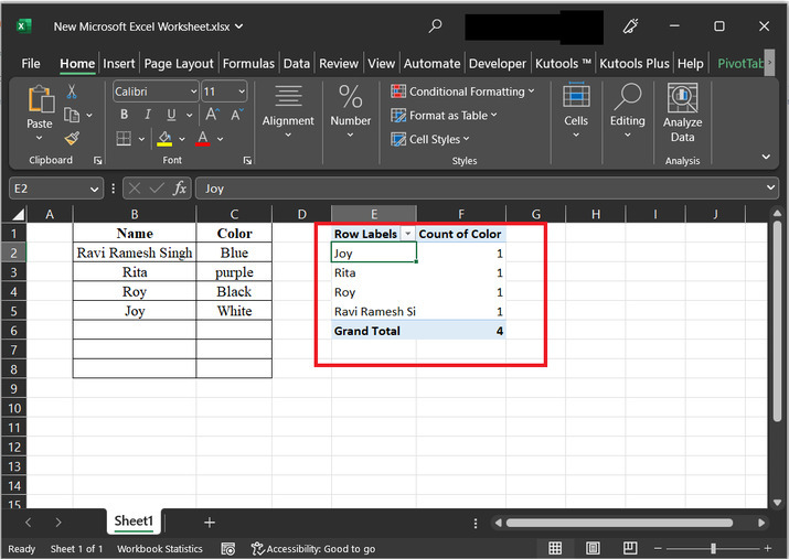 Excel 如何锁定透视表中的列宽度