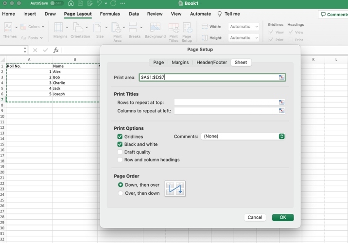 Excel 如何根据单元格值打印特定的页面或工作表