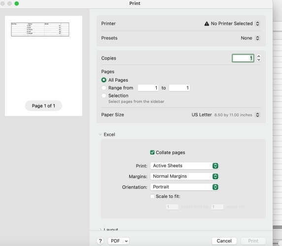 Excel 如何根据单元格值打印特定的页面或工作表
