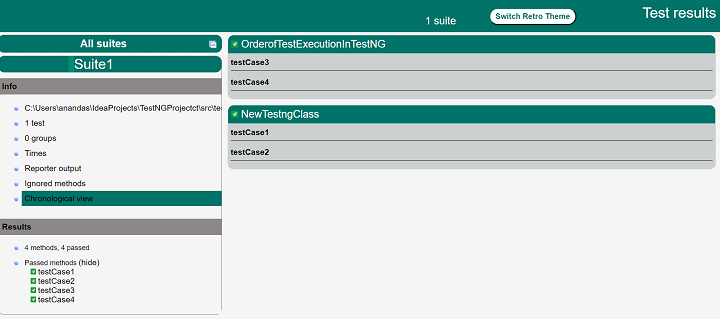 TestNG 如何在IntelliJ IDE中生成测试报告