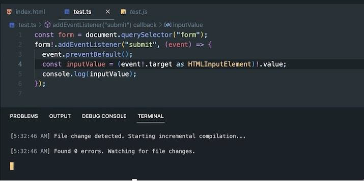 TypeScript 如何修复EventTarget上不存在的属性