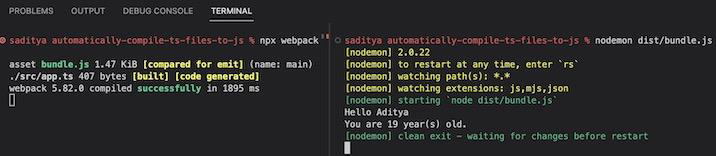 TypeScript 如何自动编译.ts文件并实时更改.ts文件