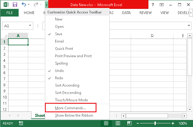 Excel 另存为快捷键