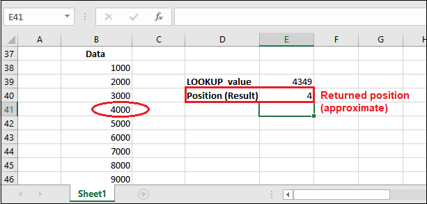 Excel 匹配函数