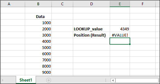 Excel 匹配函数