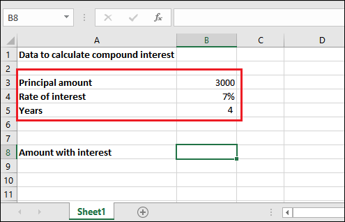 Excel FV()函数