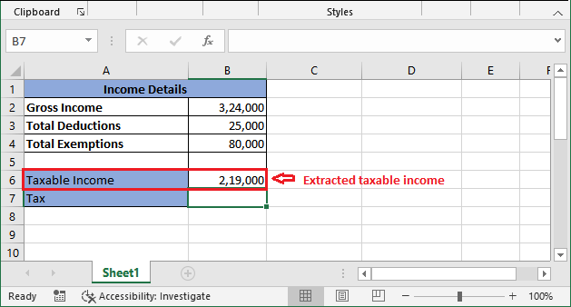 Excel 计算所得税公式