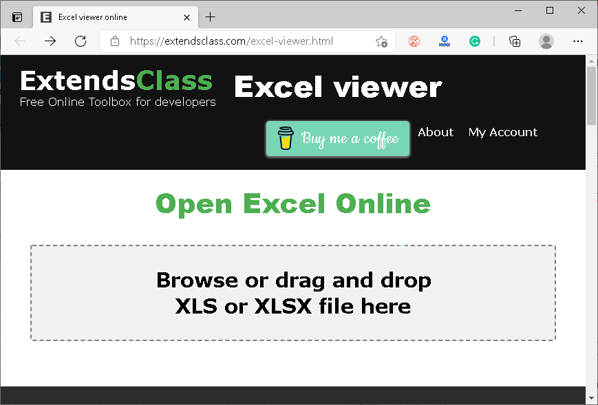 Excel 在线查看器