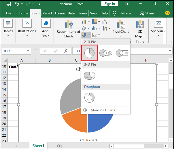 Excel 如何制作饼图