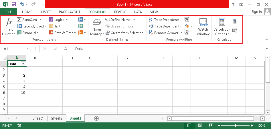 MS Excel 特点