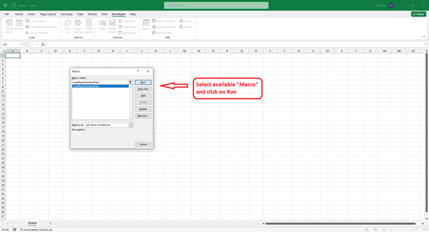 Excel 如何将文本文件导入到Excel中作为单独的工作表并使用原始名称在Excel中