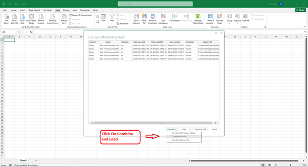 Excel 如何将多个文件名导入单元格中