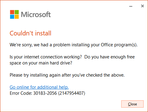 Office 使用命令提示符下载MS Office 2019