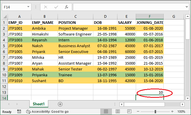 Excel 如何计算有颜色的单元格