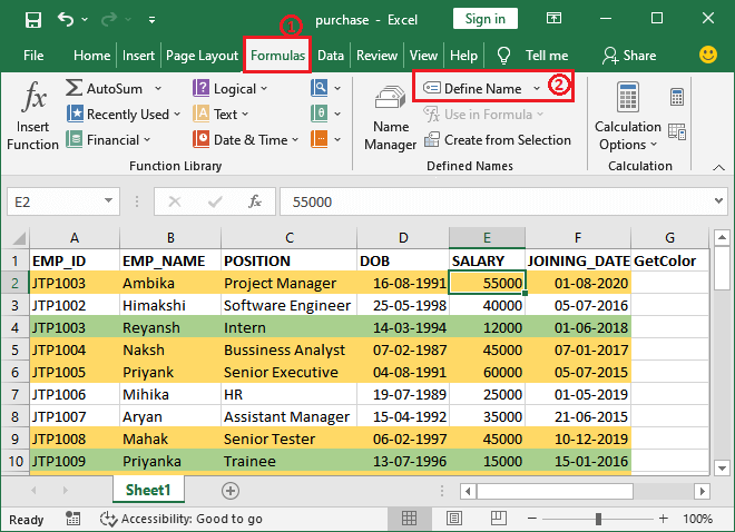 Excel 如何计算有颜色的单元格