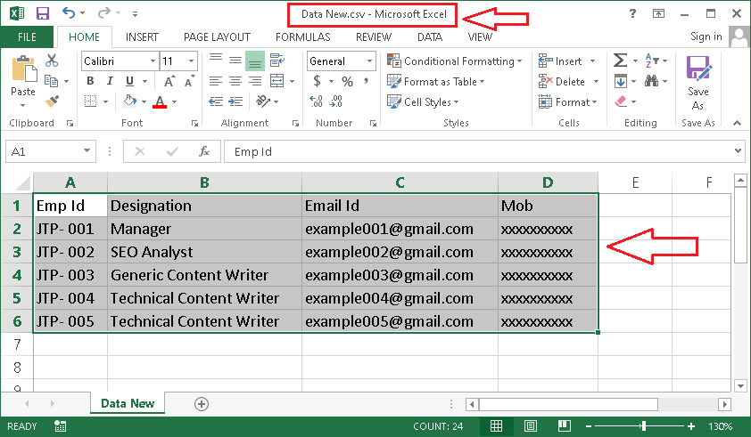 Excel CSV转Excel