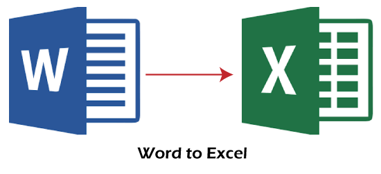 Excel Word 到 Excel