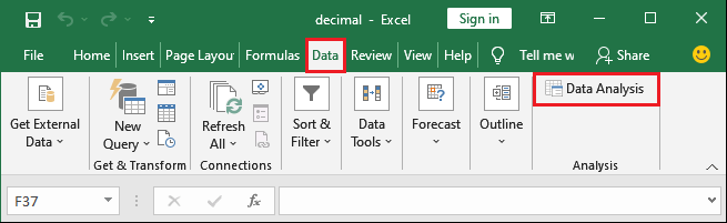 Excel 进行回归分析