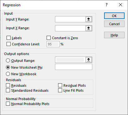 Excel 进行回归分析