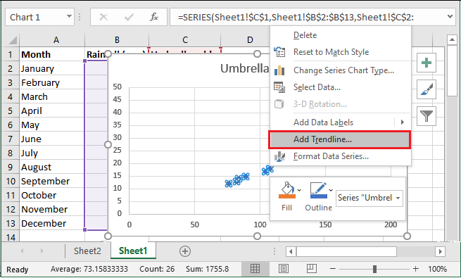 Excel 进行回归分析