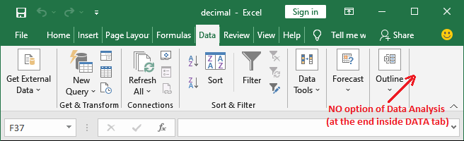 Excel 进行回归分析