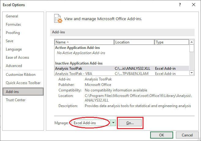 Excel 进行回归分析