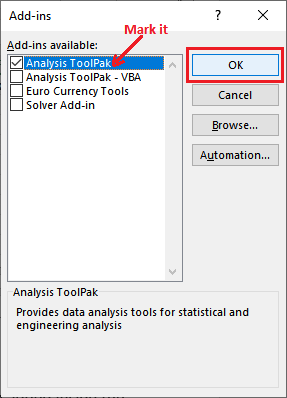 Excel 进行回归分析