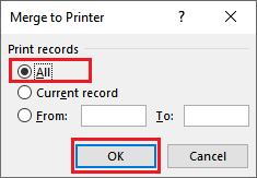 Excel 进行邮件合并