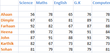 Excel INDEX函数