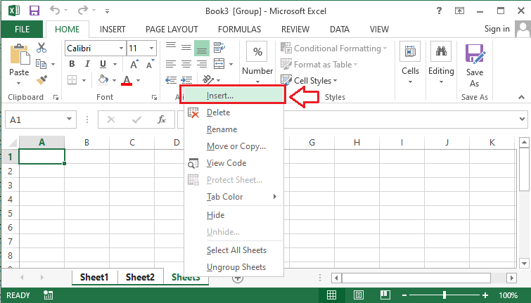 Excel 新建工作表快捷键