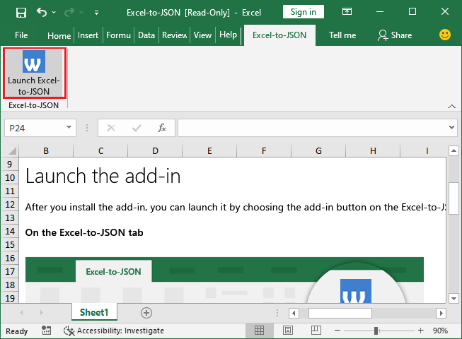 Excel 如何转换为JSON