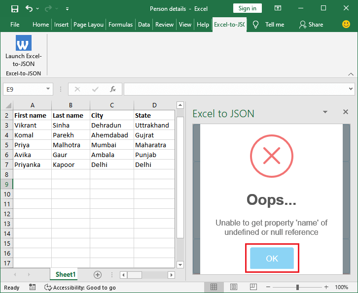 Excel 如何转换为JSON