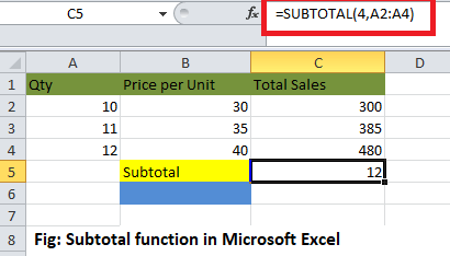 Excel 公式