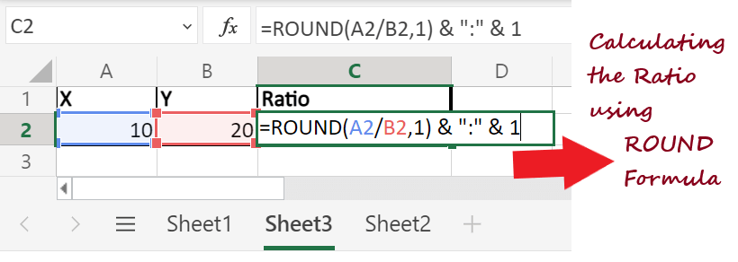 Excel 比率