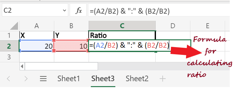 Excel 比率