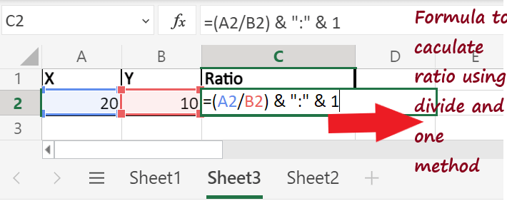 Excel 比率