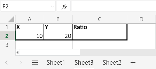 Excel 比率