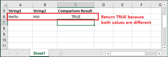 Excel 不等于运算符