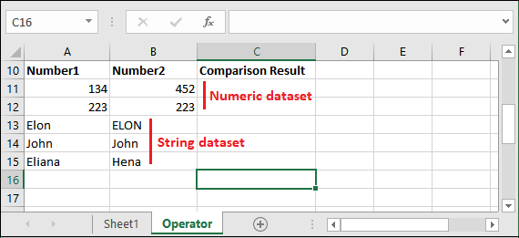 Excel 逻辑运算符