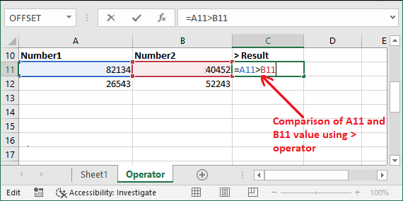 Excel 逻辑运算符