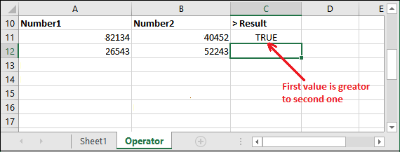 Excel 逻辑运算符