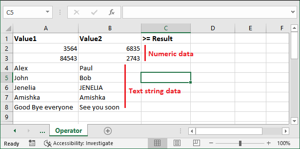 Excel 逻辑运算符