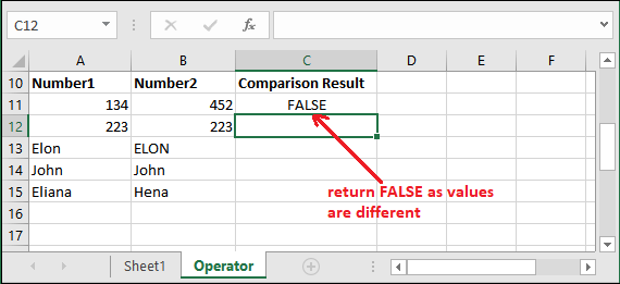 Excel 逻辑运算符