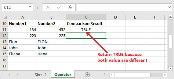 Excel 逻辑运算符