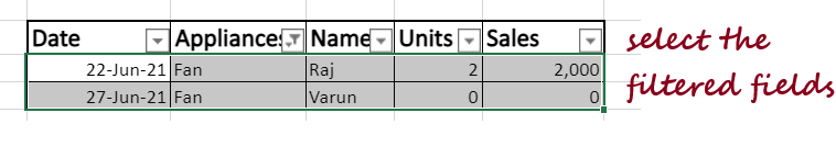 Excel 删除数据