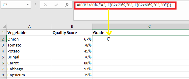 Excel 成绩计算公式