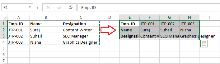 Excel 粘贴特殊快捷方式