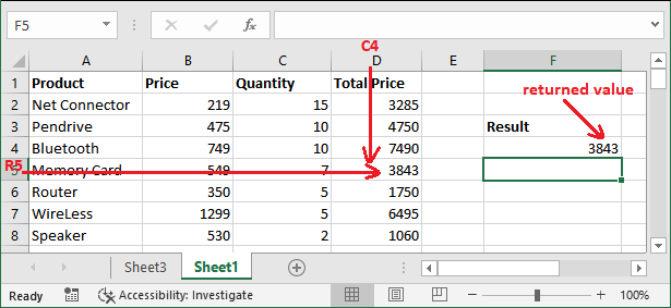 Excel INDIRECT()函数