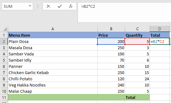 Excel 相对引用是什么