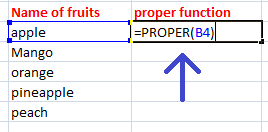 Excel Proper()函数